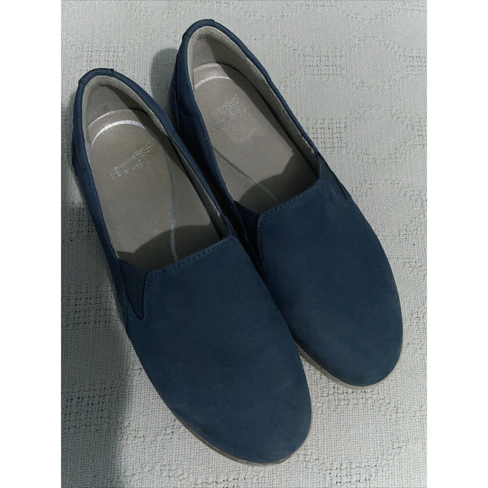 Dansko Women’s Casual Shoes Size 38 U.S. 7 M Blue Leather Outdoors Athleisure